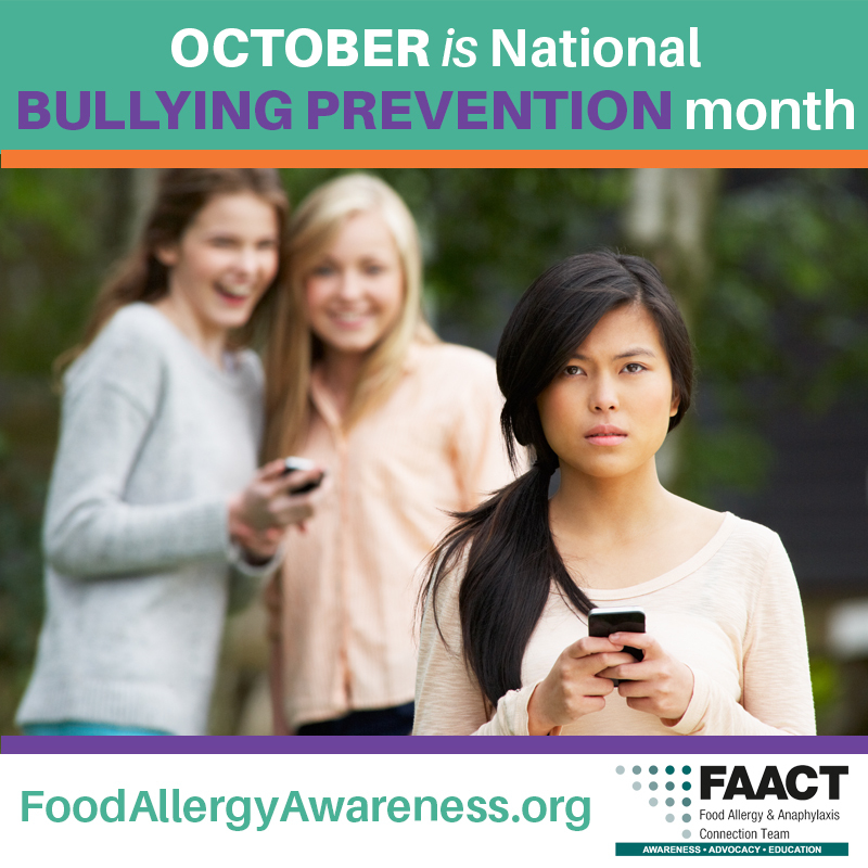 October is National Bullying Prevention Month poster